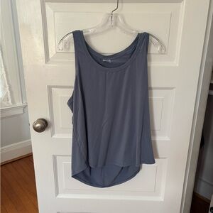 Athleta Shadow Blue With Ease Open Back Tank Women’s XL